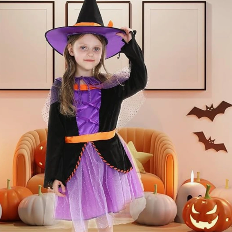 Rodinná sada kostýmů Halloween čarodějnice