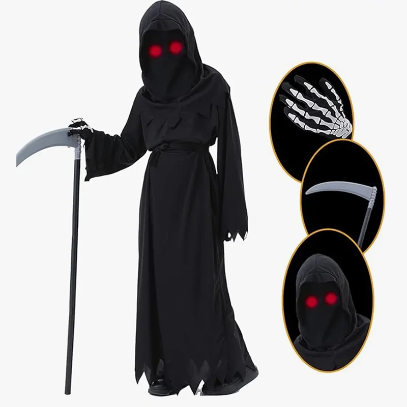 Halloween Trick or Treat Strašidelný dětský kostým Grim Reaper