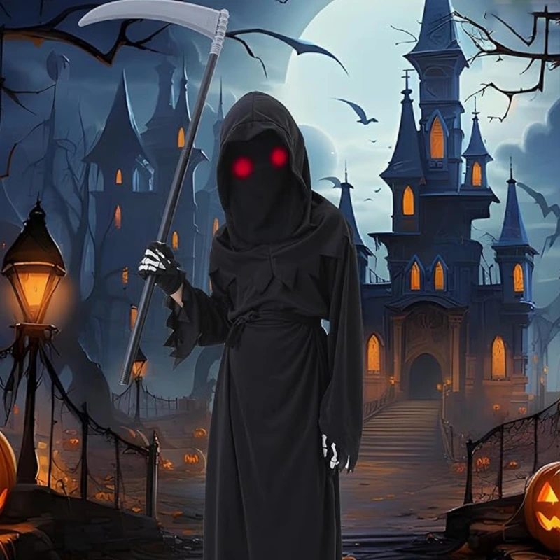 Dětský kostým Grim Reaper s maskou na hororovou párty